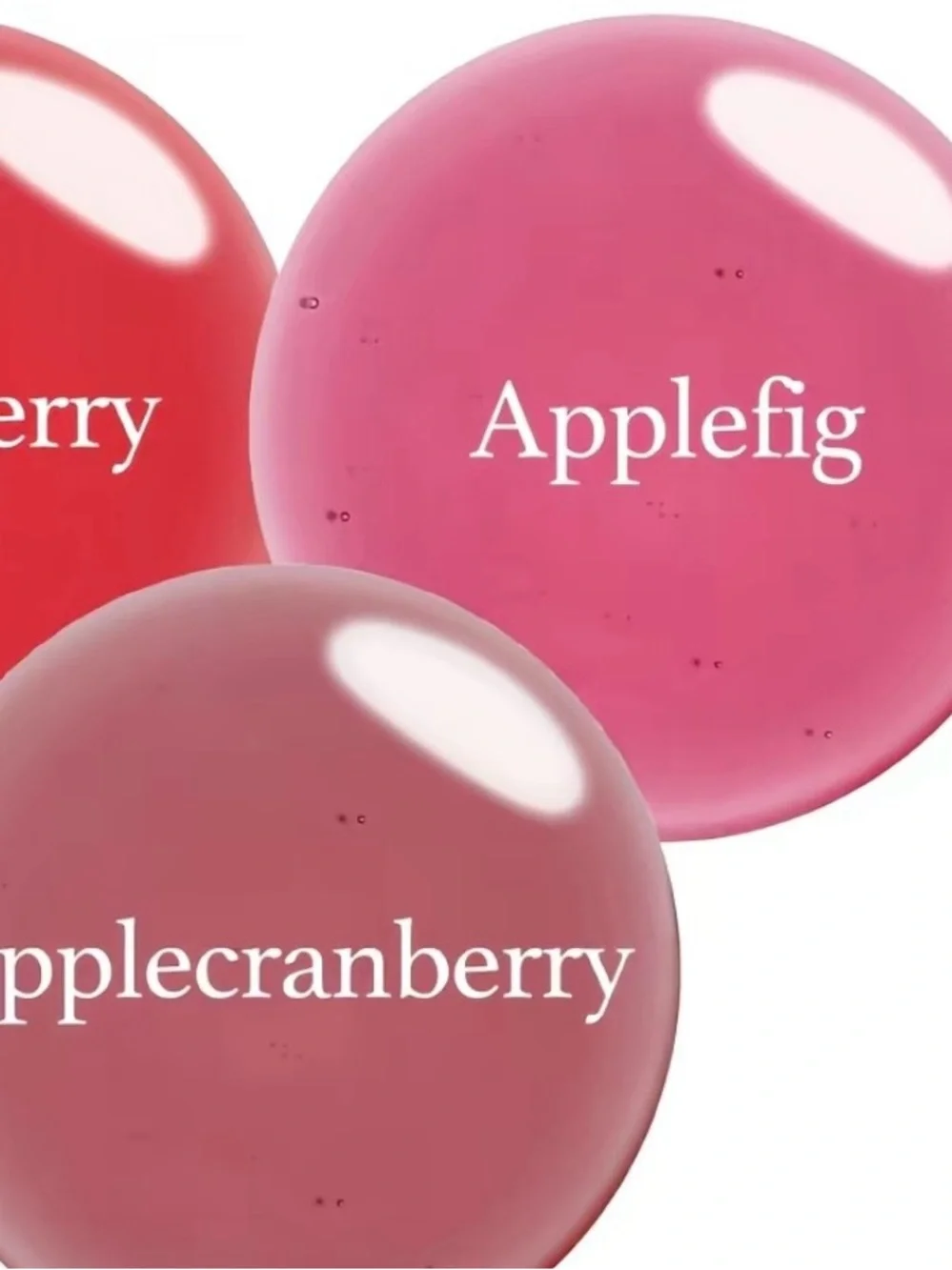 2 NOONI Korean  Lip   – Long-Lasting  Lip Stain apple cranberry& apple fig